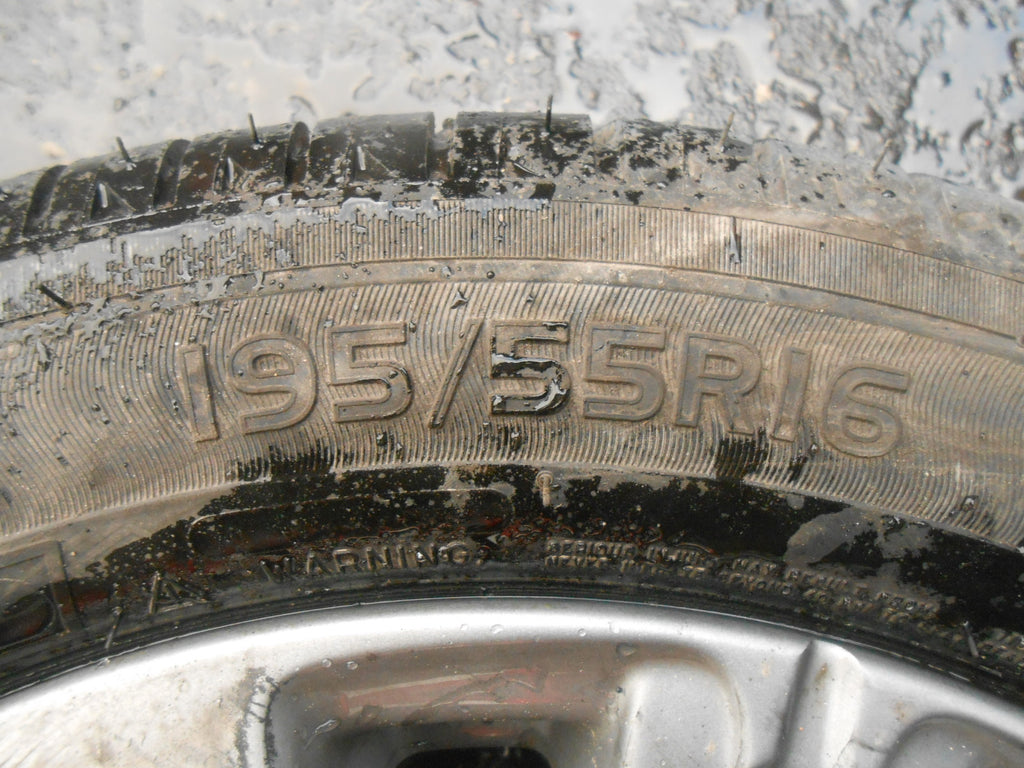 PEUGEOT 208 2016 MULTI SPOKE 4 STUD ALUMINIUM ALLOY WHEEL & TYRE 195/55 R16 001