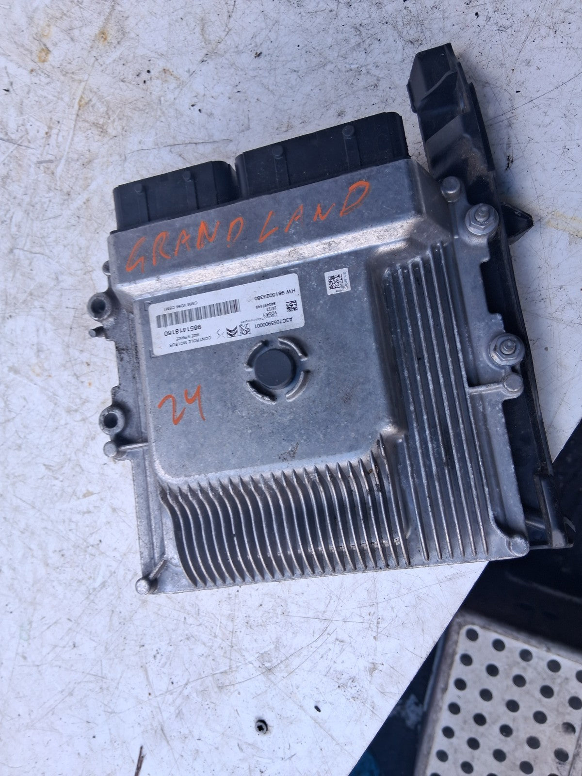 2024 VAUXHALL GRANDLAND 1.2 PETROL ECU ENGINE CONTROL UNIT 9851418180