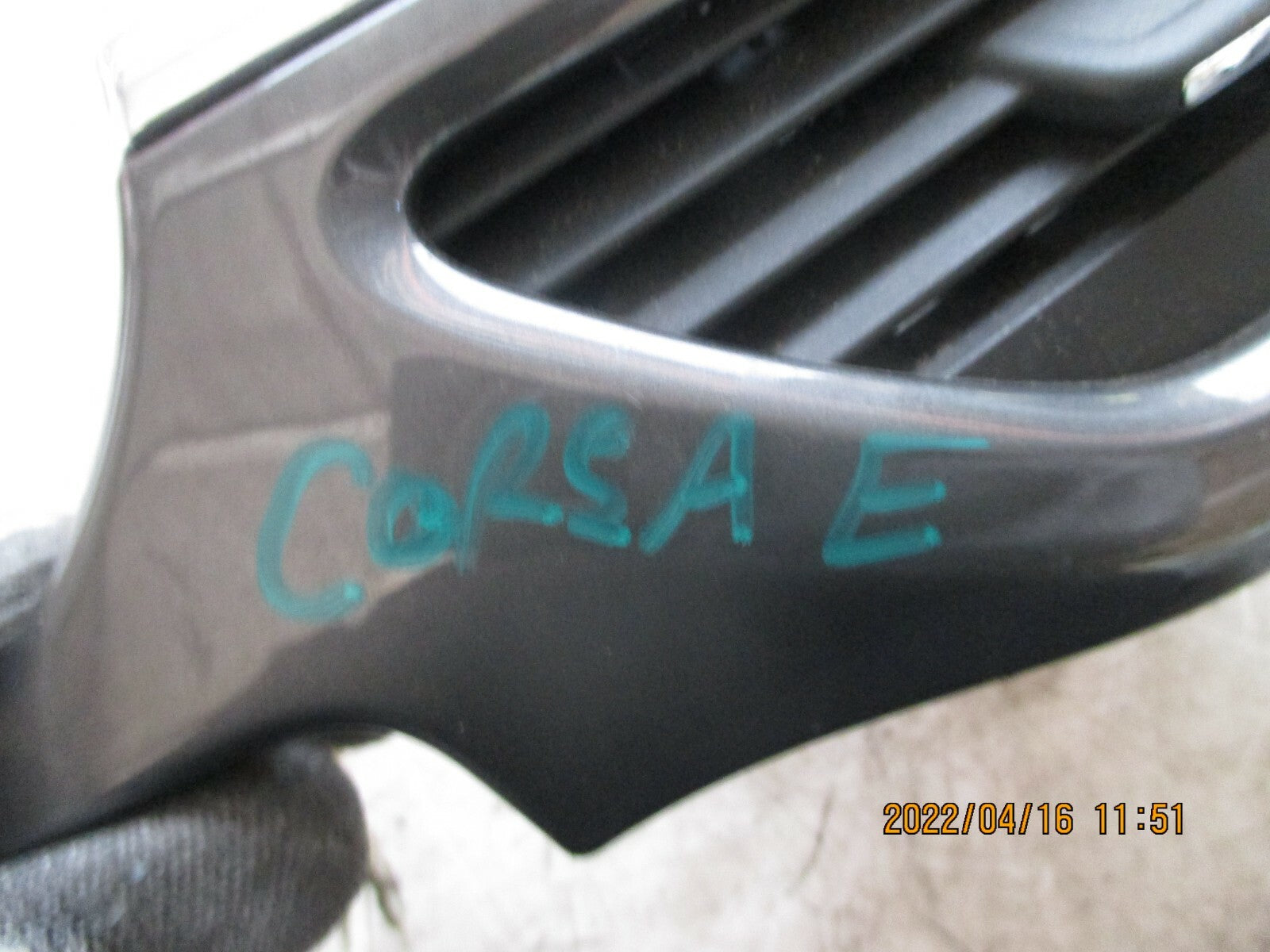 VAUXHALL CORSA E 2018 OSF FRONT DRIVER SIDE AIR VENT 13377948