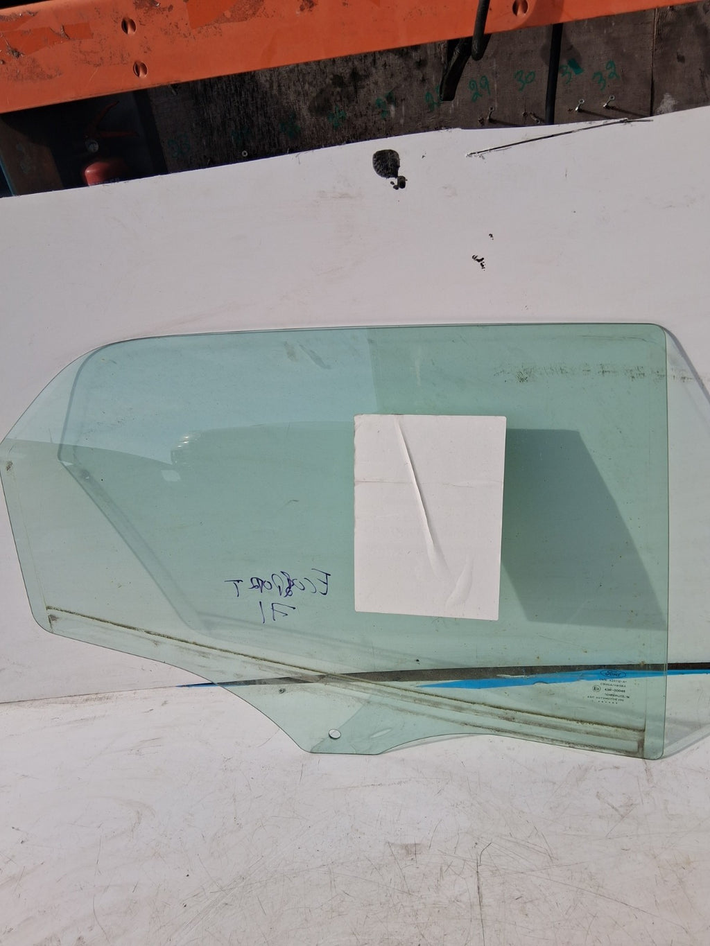 2021 FORD ECOSPORT 71 OSR REAR OFF DRIVER RIGHT SIDE DOOR WINDOW GLASS 43R00049