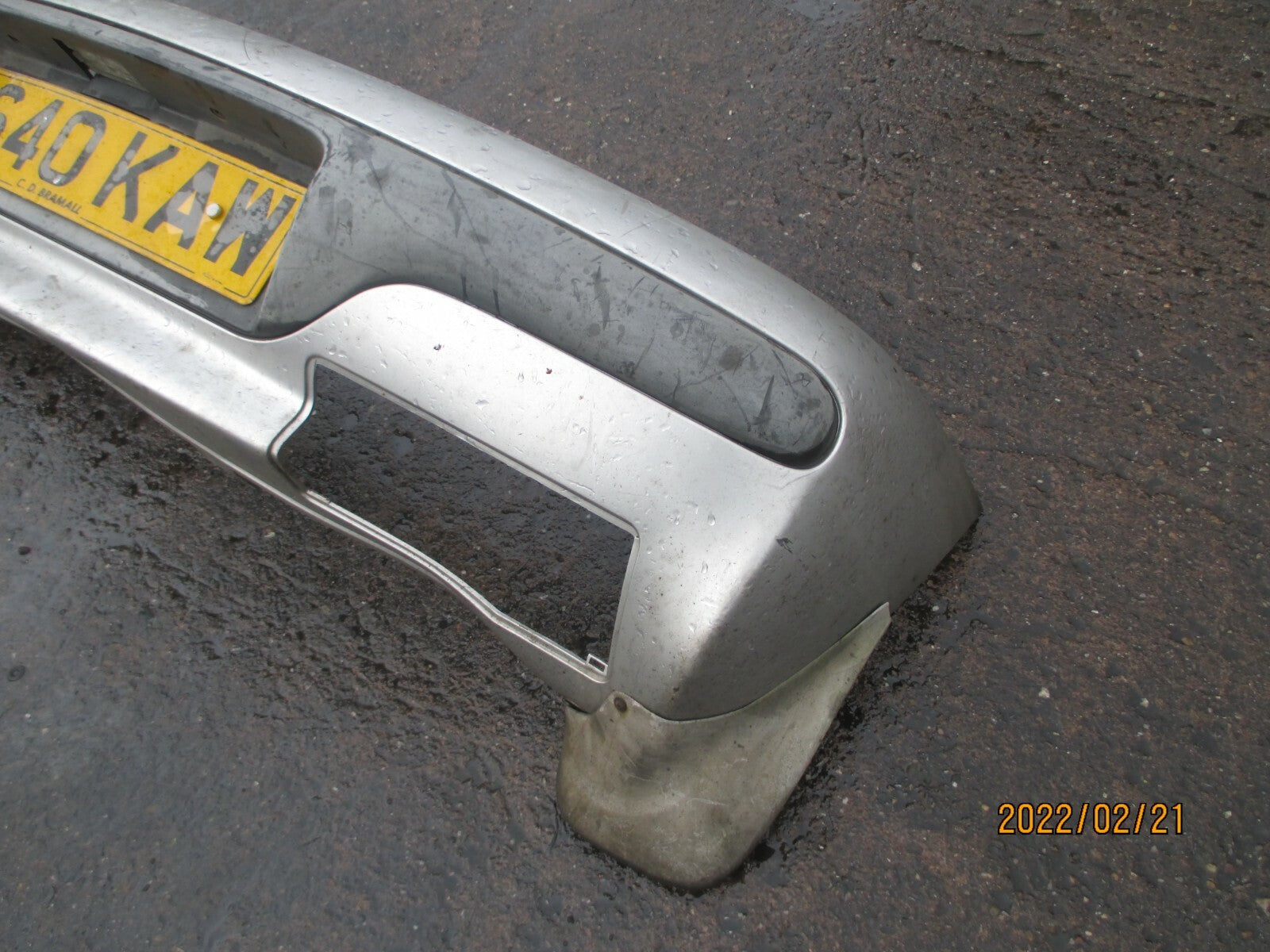 VAUXHALL TIGRA A MK1 1999 REAR BUMPER SILVER