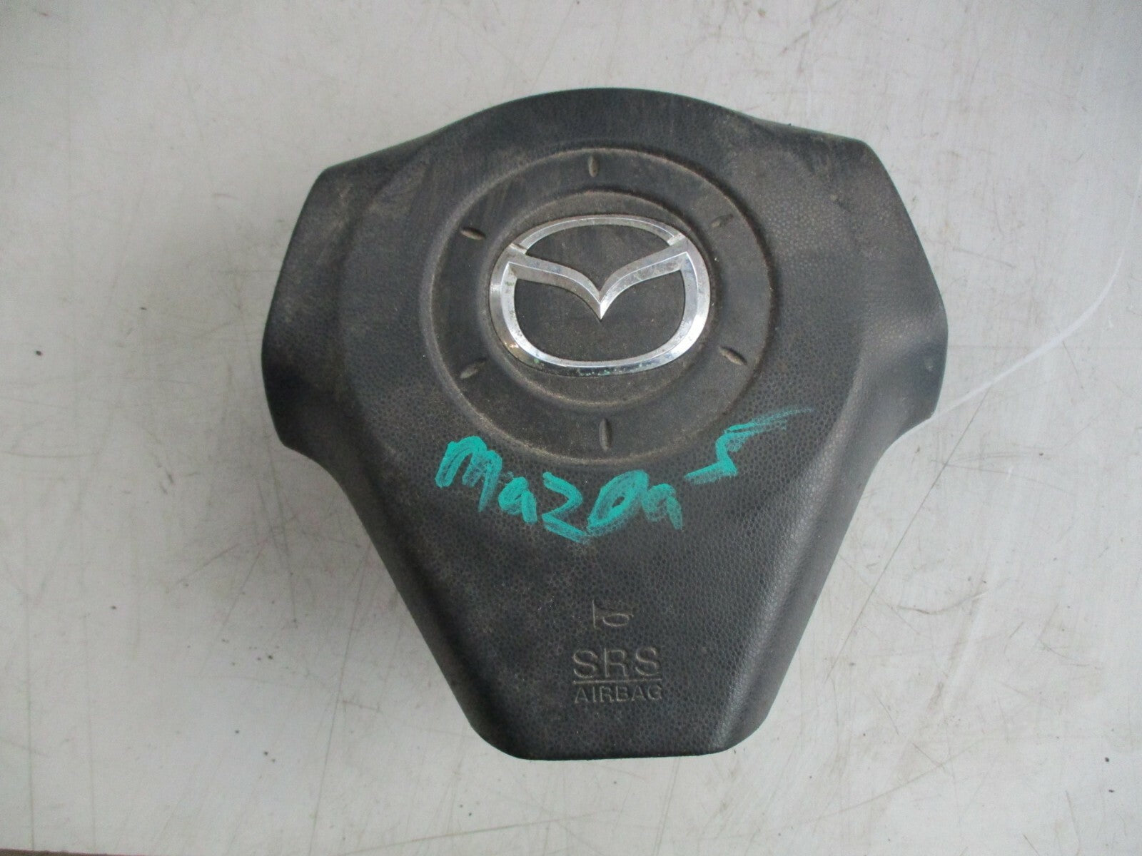 MAZDA 5 MK2 2006 STEERING WHEEL AIRBAG SAFETY BAG BLACK