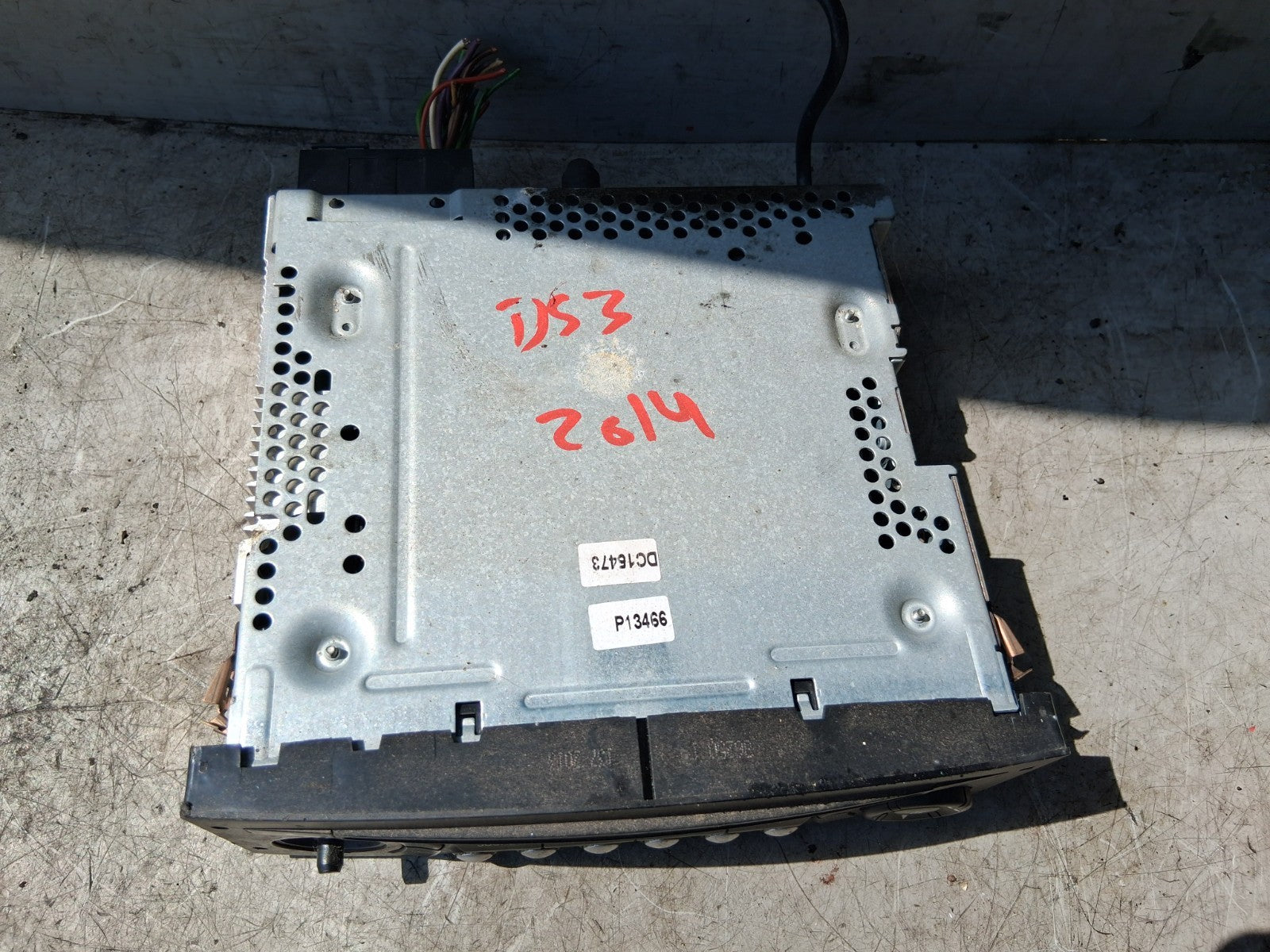 2011 CITROEN DS3 STEREO RADIO CD PLAYER HEAD UNIT 96766518XT