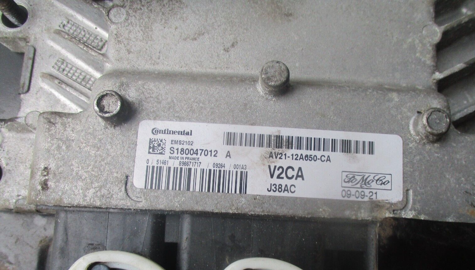 FORD FIESTA MK7 ECU ENGINE CONTROL MODULE AV21-12A650CA