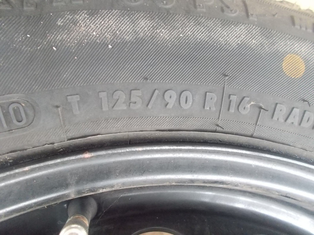 2010 MERCEDES C220 SPARE STEEL WHEEL & TYRE 125/90 R16 & JACK SET 2044000302