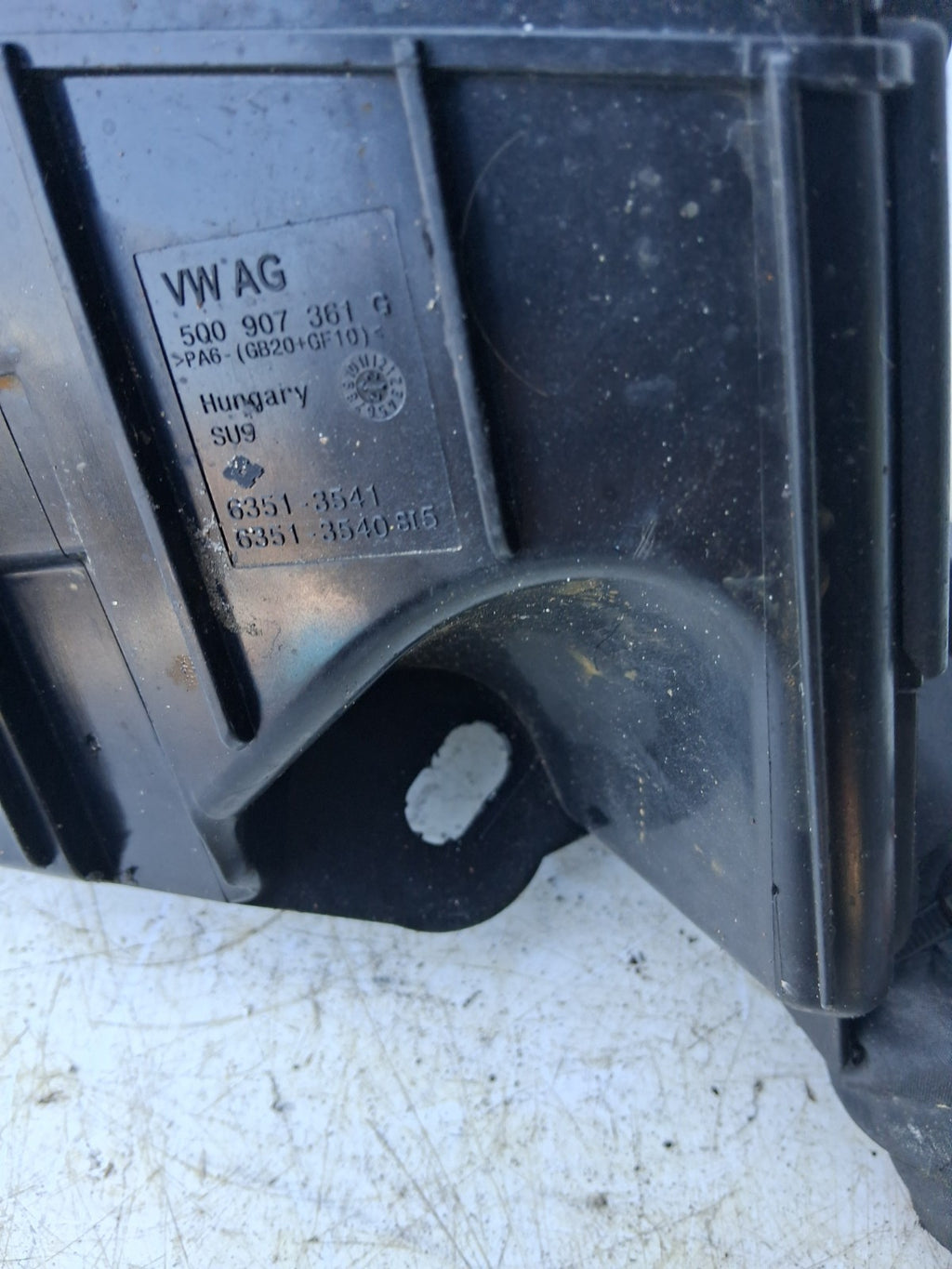 2017 VW VOLKSWAGEN GOLF MK7 FUSEBOX 500907361