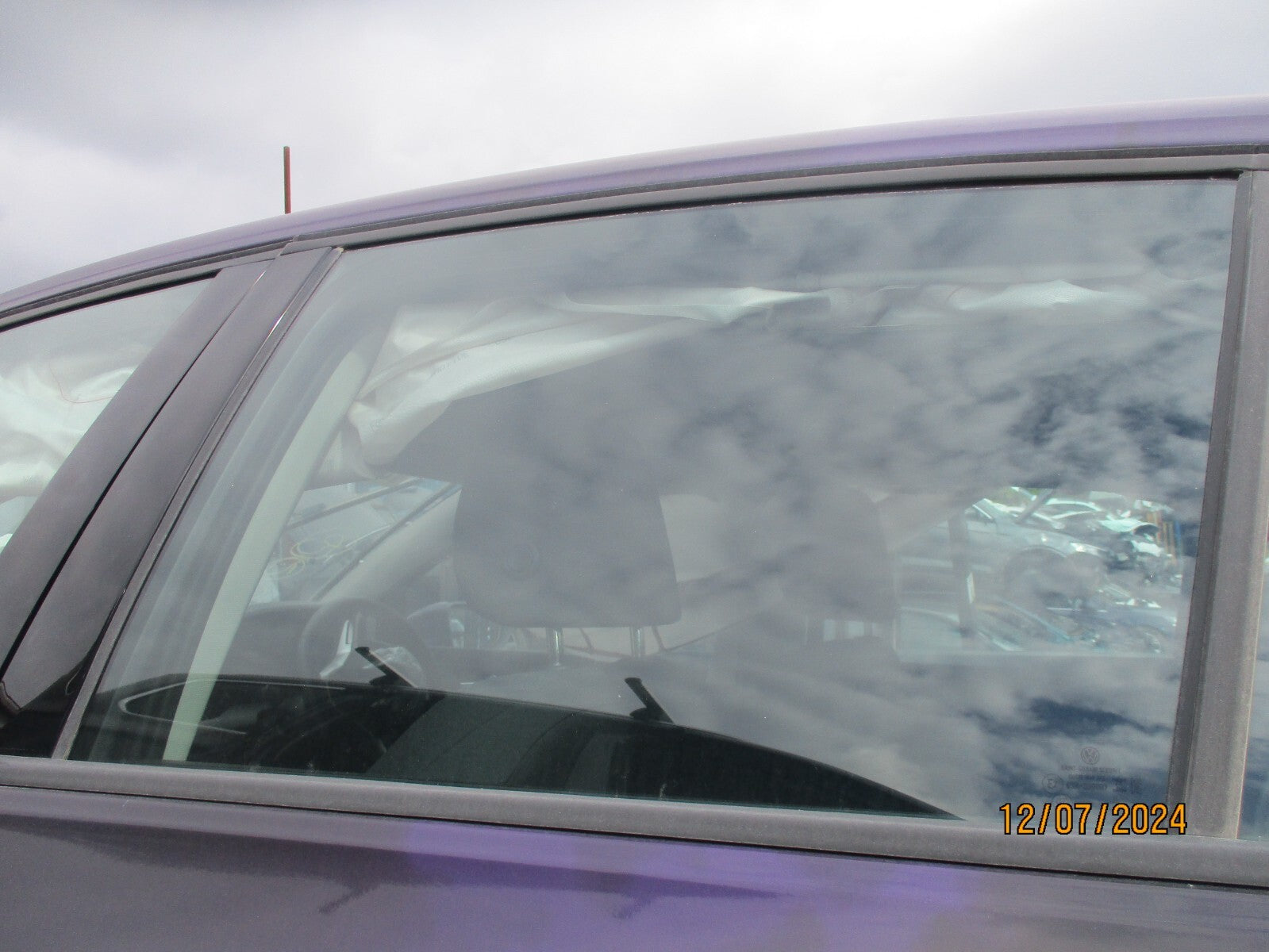 2023 VW VOLKSWAGEN GOLF MK8 HATCH NSR PASSENGER SIDE REAR DOOR MAIN WINDOW GLASS