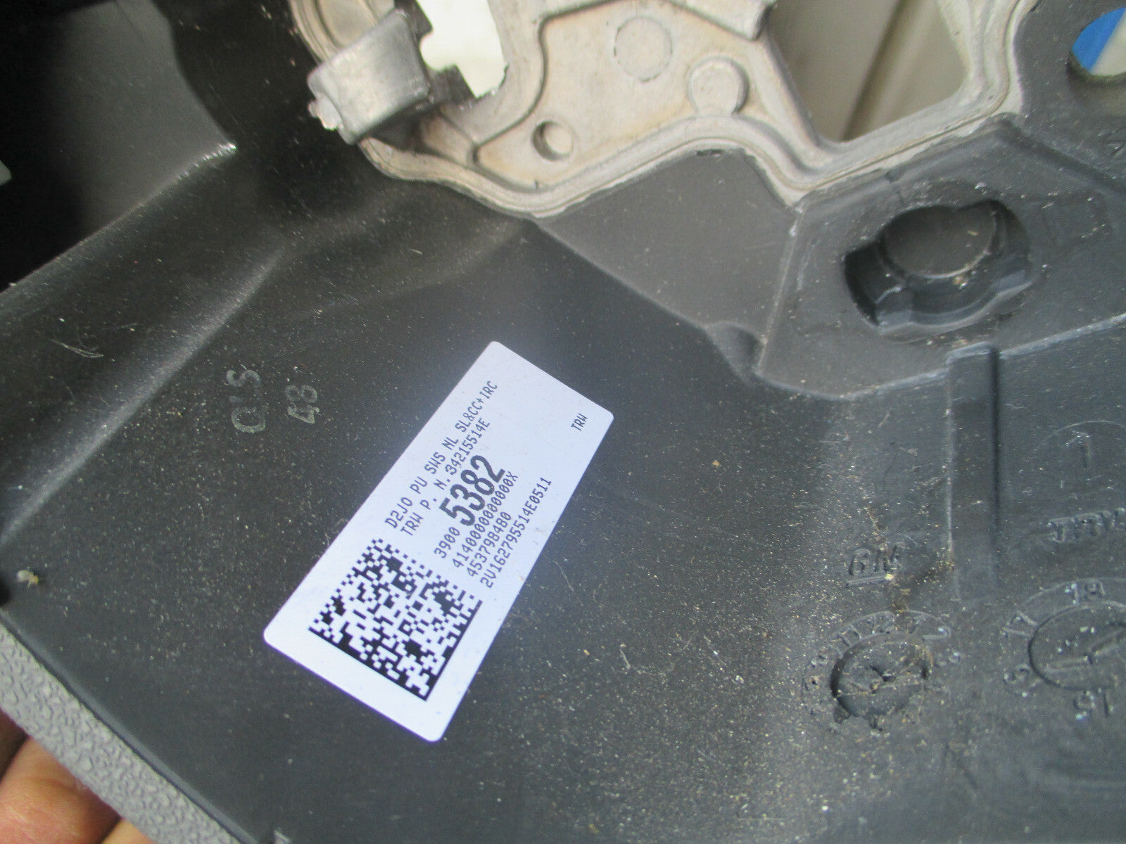 VAUXHALL ASTRA K MK7 2018 3 SPOKE MULTIFUNCTION STEERING WHEEL 39005382