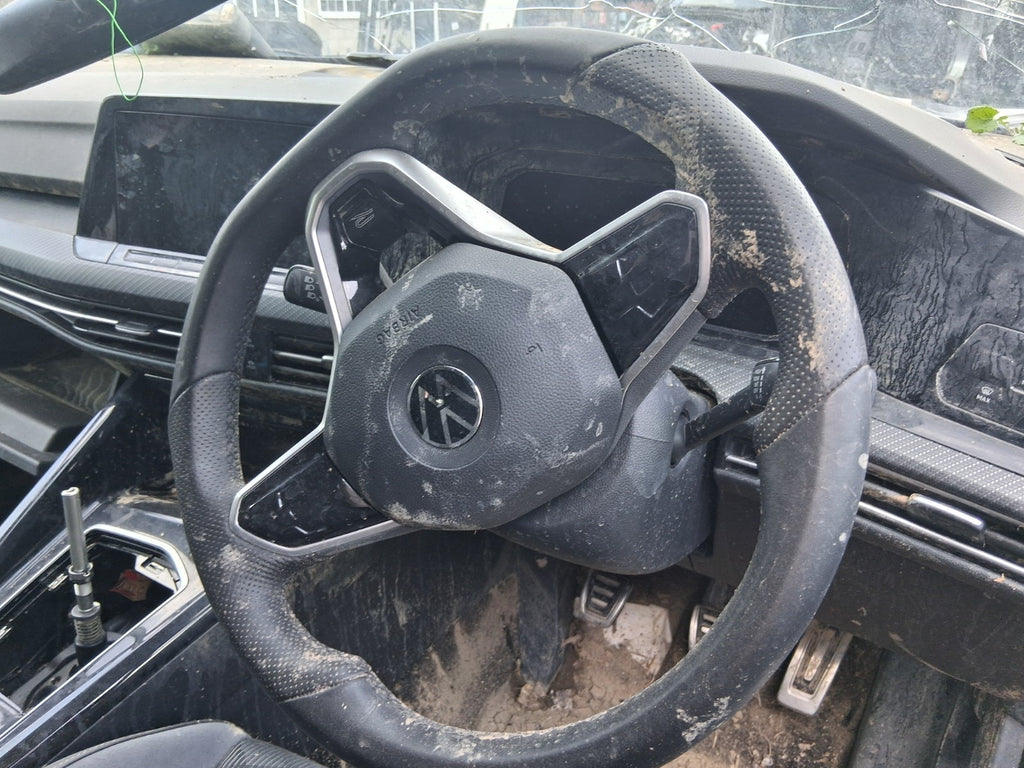 2022 VW VOLKSWAGEN GOLF MK8 R LINE MULTIFUNCTIONAL STEERING WHEEL ONLY