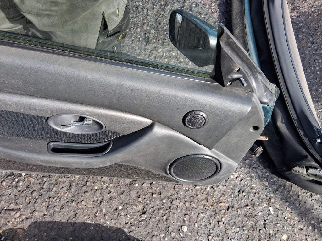 MG MGF 1996 MK1 NSF PASSENGER SIDE FRONT LEFT COMPLETE DOOR GREEN