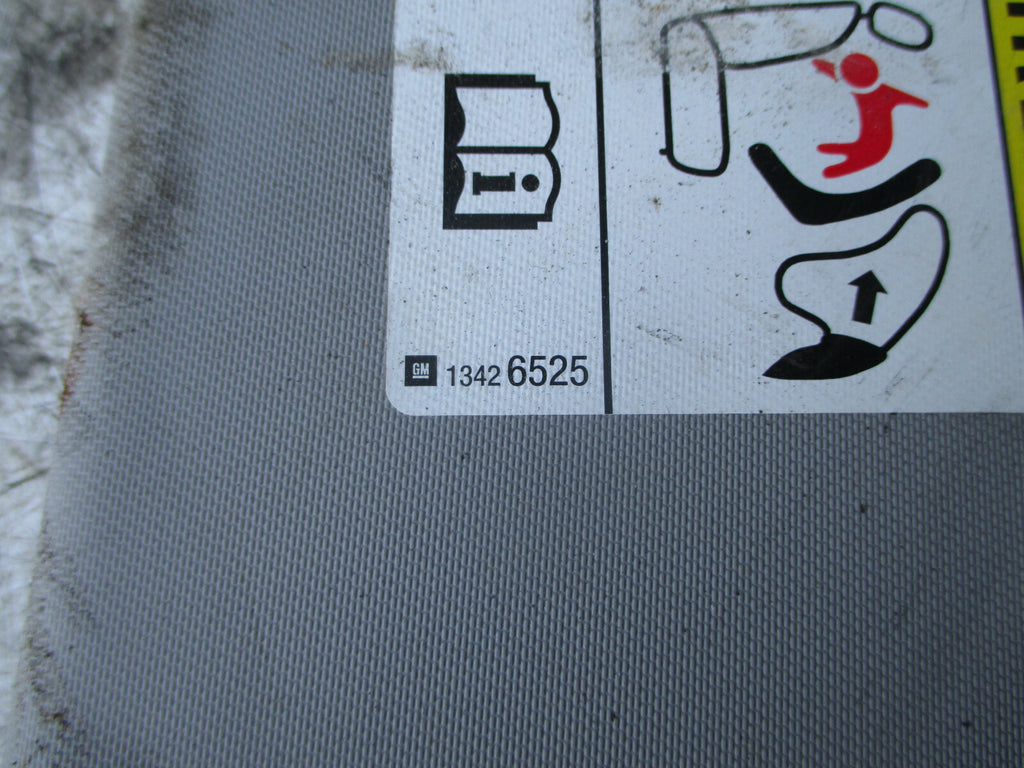 VAUXHALL CORSA D 2011 NSF PASSENGER FRONT SUN VISOR SET GREY MIRROR 13426525