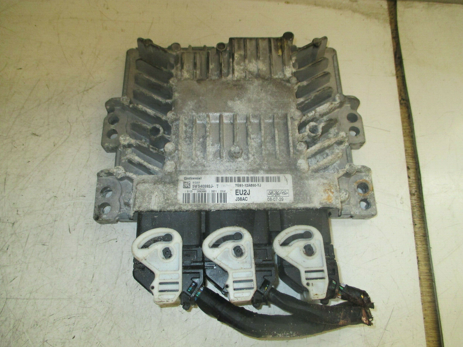 FORD MONDEO MK4 2008 1.8 DIESEL ECU ENGINE CONTROL MODULE ECU 7G9112A650YJ