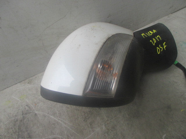NISSAN MICRA K14 2017 OSF  DRIVER WING MIRROR WHITE