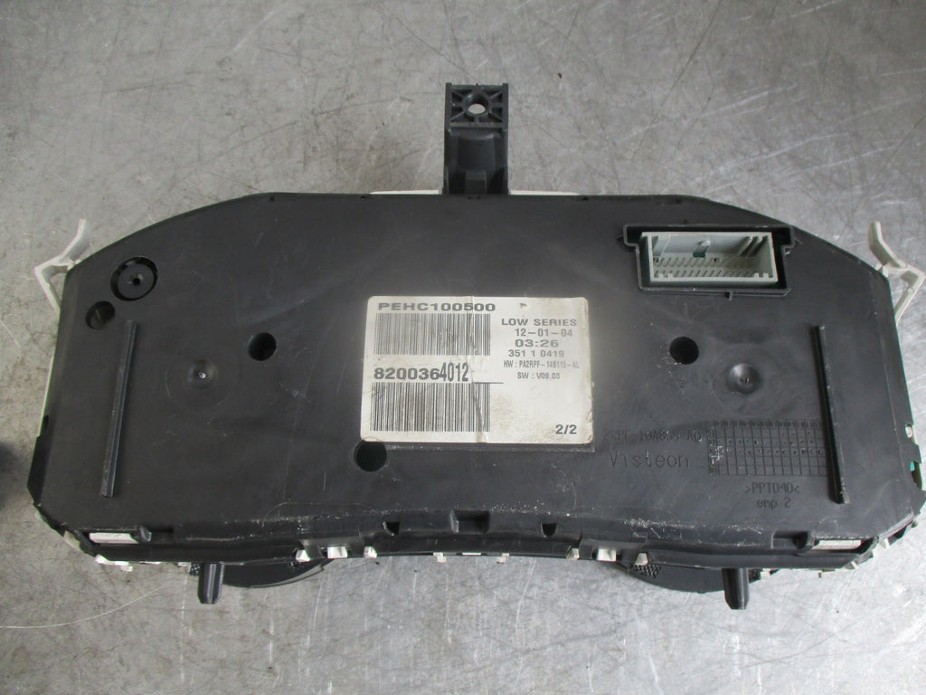 2004 RENAULT MEGANE 1.5 DCI MK2 5DR INSTRUMENT CLUSTER SPEEDOMETER 8200364012