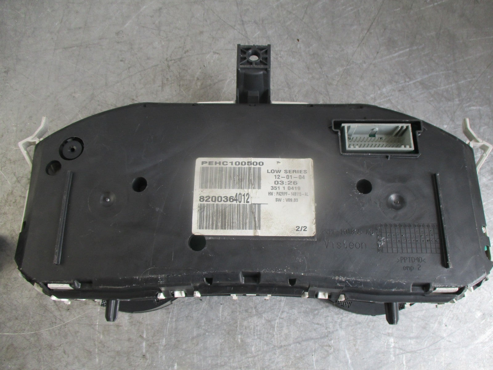 2004 RENAULT MEGANE 1.5 DCI MK2 5DR INSTRUMENT CLUSTER SPEEDOMETER 8200364012