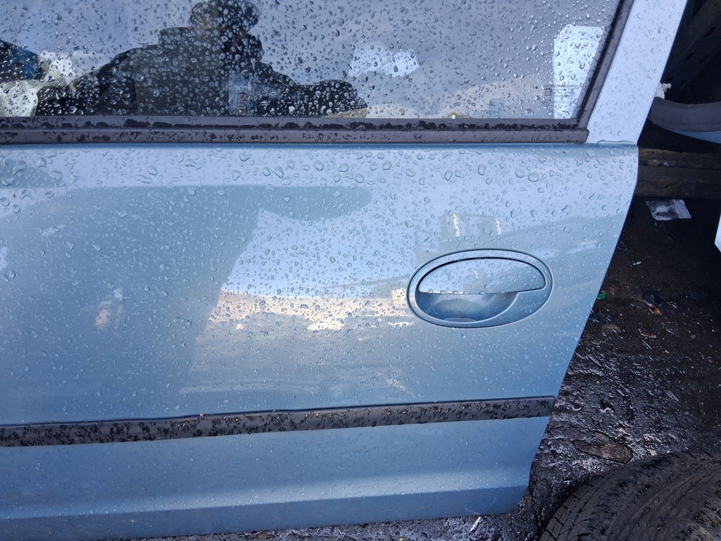 2006 VAUXHALL CORSA C NSF PASSENGER SIDE FRONT LEFT COMPLETE DOOR BLUE