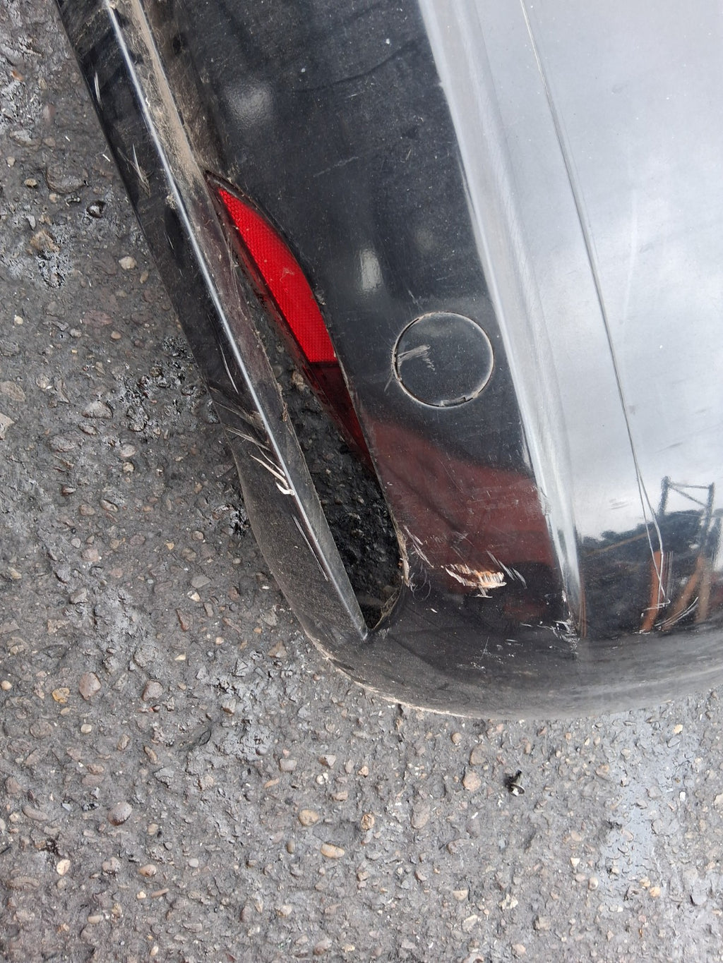 2007 FIAT PUNTO MK3 3 DOOR REAR COMPLETE BUMPER BLACK