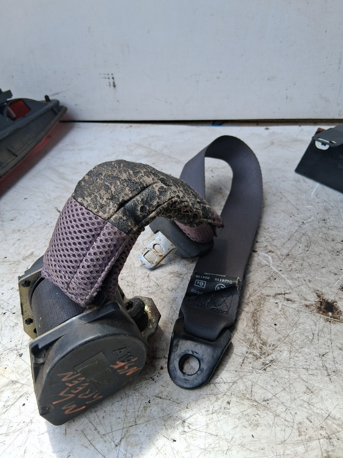 1996 MG F NSF PASSENGER SIDE FRONT RIGHT SEAT BELT 80650700