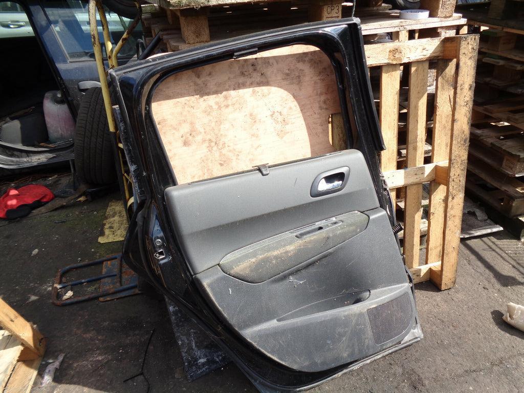 PEUGEOT 3008 MK1 2013 NSR PASSENGER SIDE REAR DOOR DAMAGED BLACK