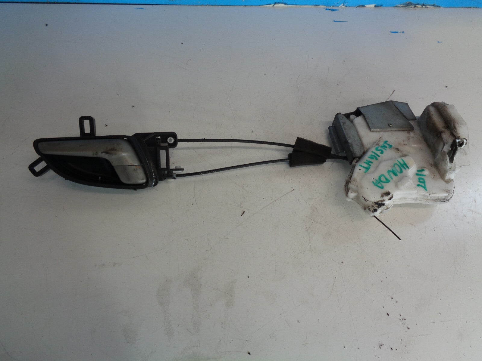 HONDA INSIGHT MK2 2011 NSR PASSENGER REAR LOCK MECHANISM WITH INTERIOR HANDLE