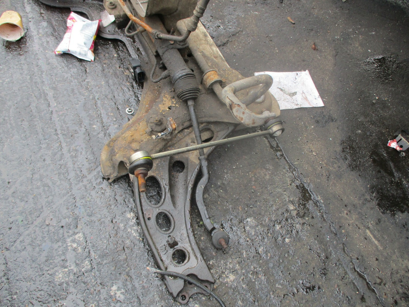 RENAULT TRAFIC 1.9 DCI 2014 MK2 FRONT AXLE LEG HUBS CALIPER SUBFRAME DRIVE SHAFT