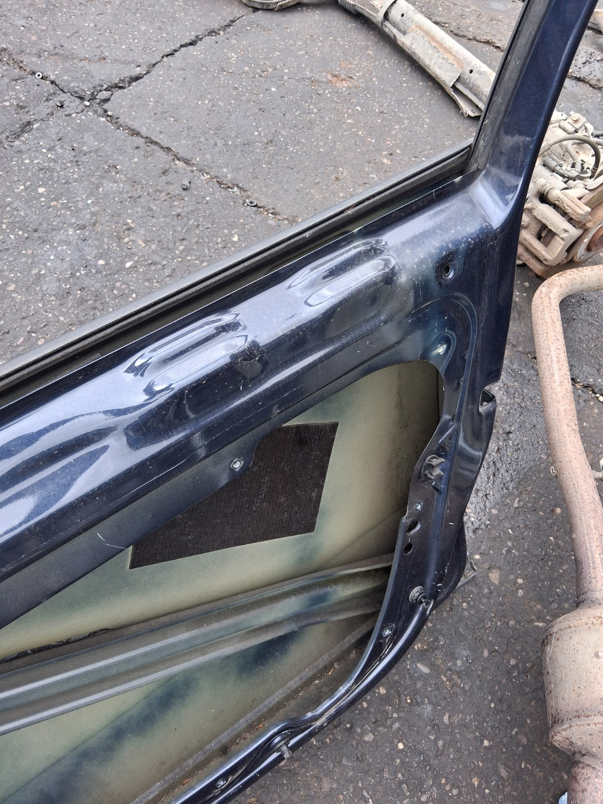 2014 VW VOLKSWAGEN PASSAT B7 SALOON OSF DRIVER SIDE FRONT RIGHT BARE DOOR BLUE