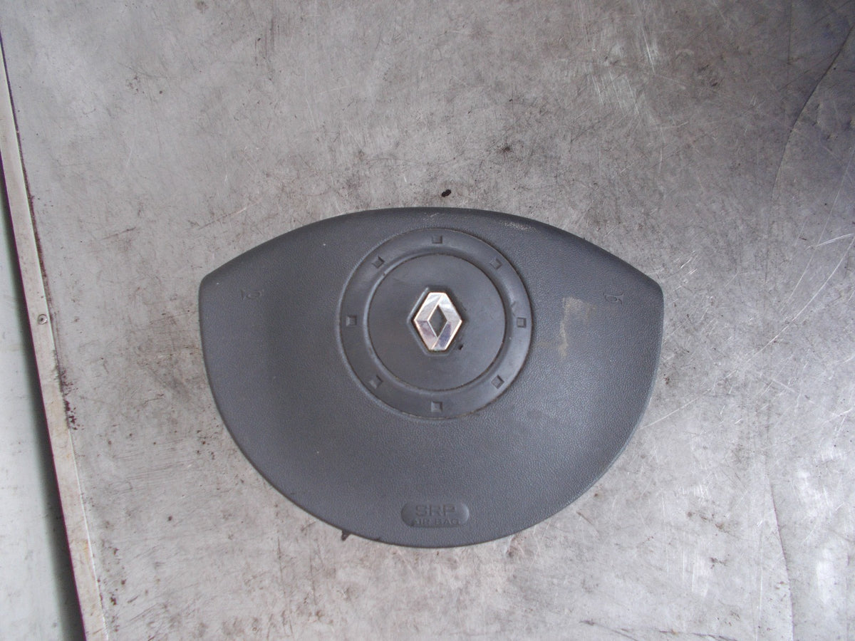 RENAULT SCENIC 2003 MK2 OS/ DRIVER SIDE STEERING WHEEL AIRBAG 8200310287