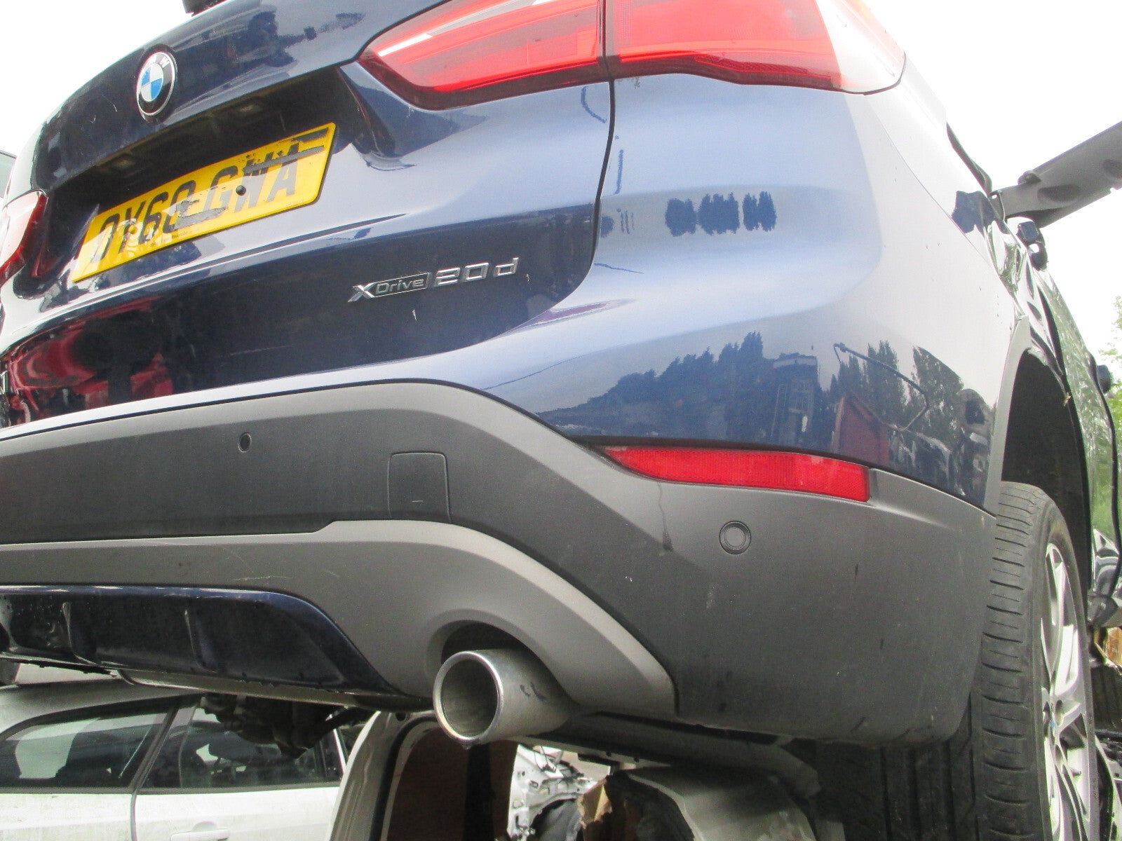 BMW X1 2018 F48 REAR BUMPER PDC SENSORS & WIRING LOOM