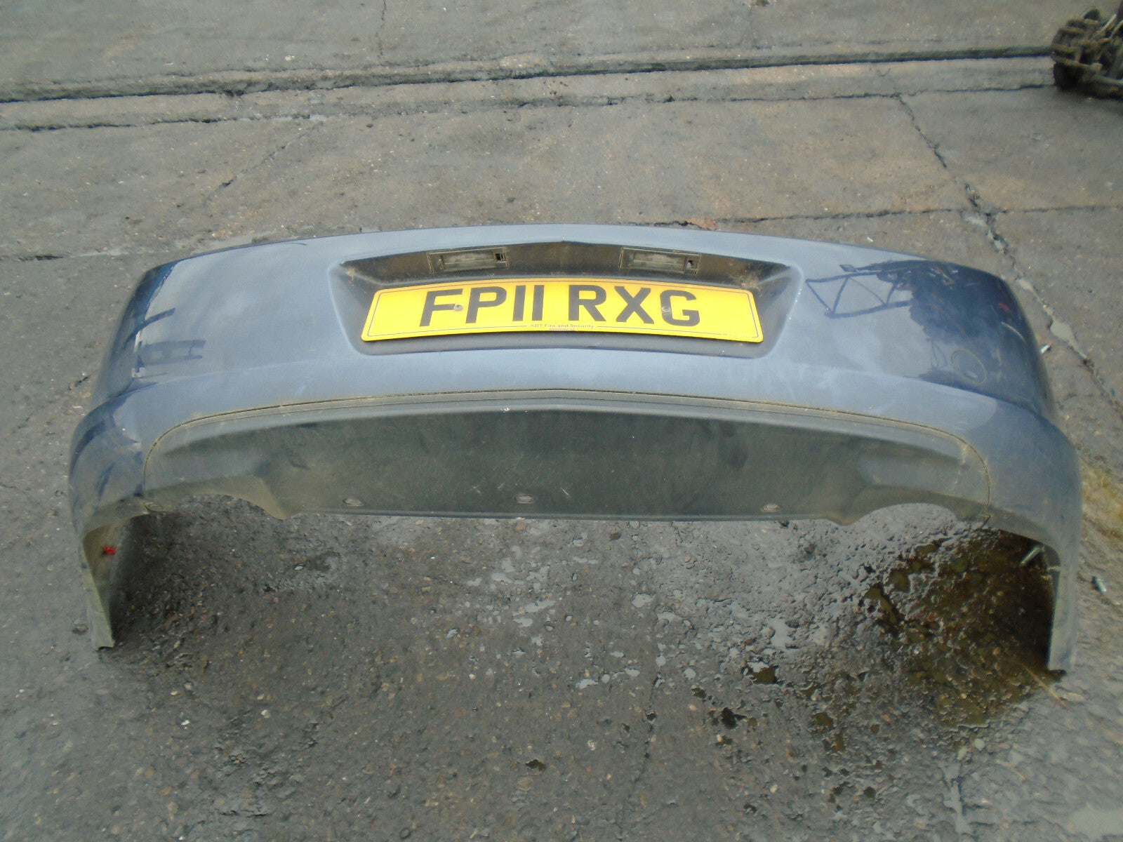 VAUXHALL INSIGNIA A 2011 REAR COMPLETE BUMPER  BLUE GREY