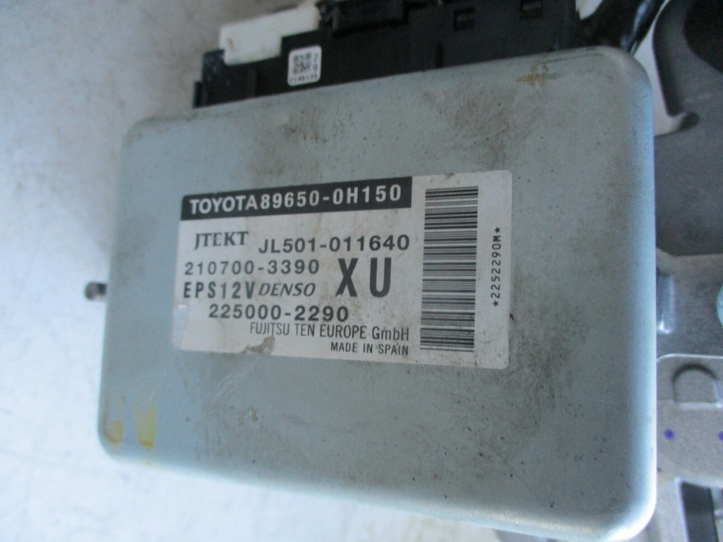 TOYOTA AYGO 2019 POWER STEERING COLUMN IGNITION BARREL KEY FOB JJ301-001561