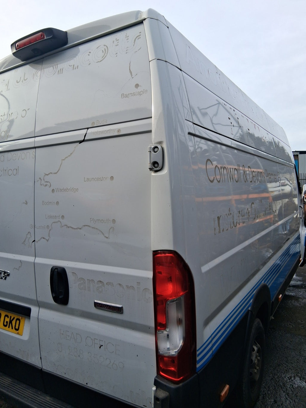 2023 FIAT DUCATO MK3 OSR DRIVER SIDE REAR RIGHT QUARTER PANEL