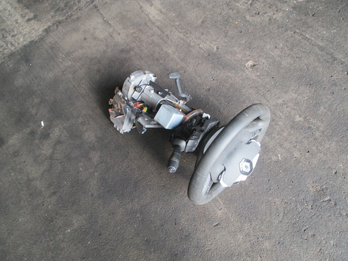 RENAULT CLIO MK4 STEERING COLUMN WITH STEERING WHEEL