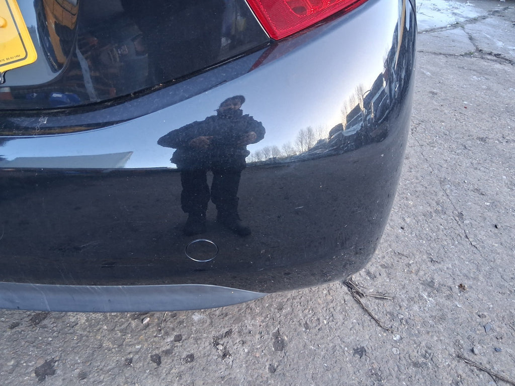 2014 PEUGEOT 208 COMPLETE REAR BUMPER PEARL BLACK KTV