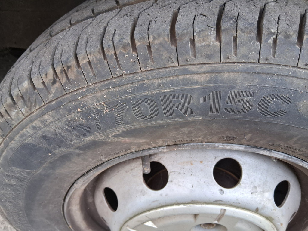 2014 CITROEN RELAY MK3 15 INCH STEEL WHEEL WITH TYRE 215/70R15C