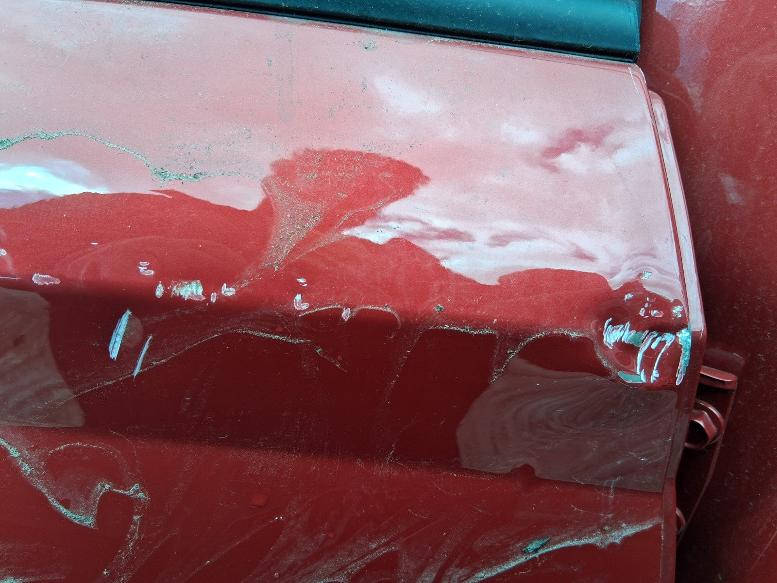 2026 HYUNDAI I20 MK3 OSR DRIVER SIDE REAR BARE DOOR SHELL RED