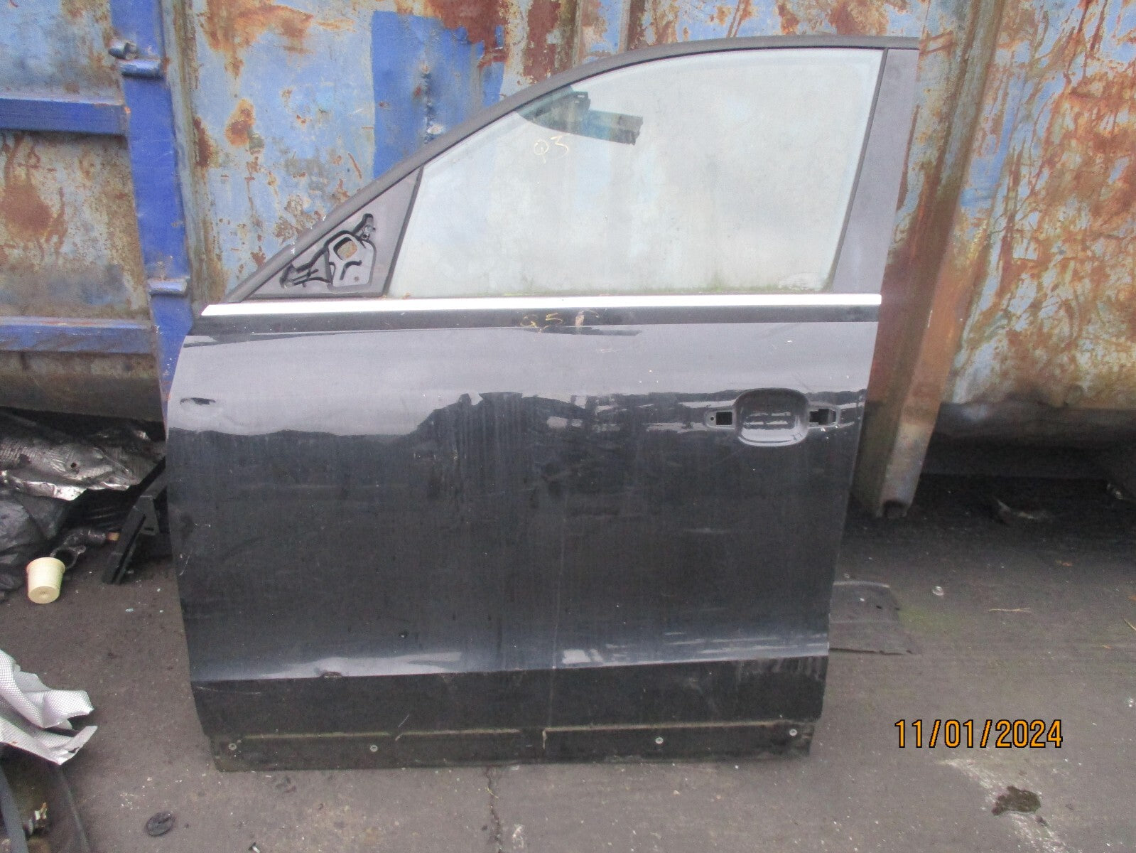 AUDI Q5 2014 S LINE NSF PASSENGER SIDE FRONT DOOR BLACK