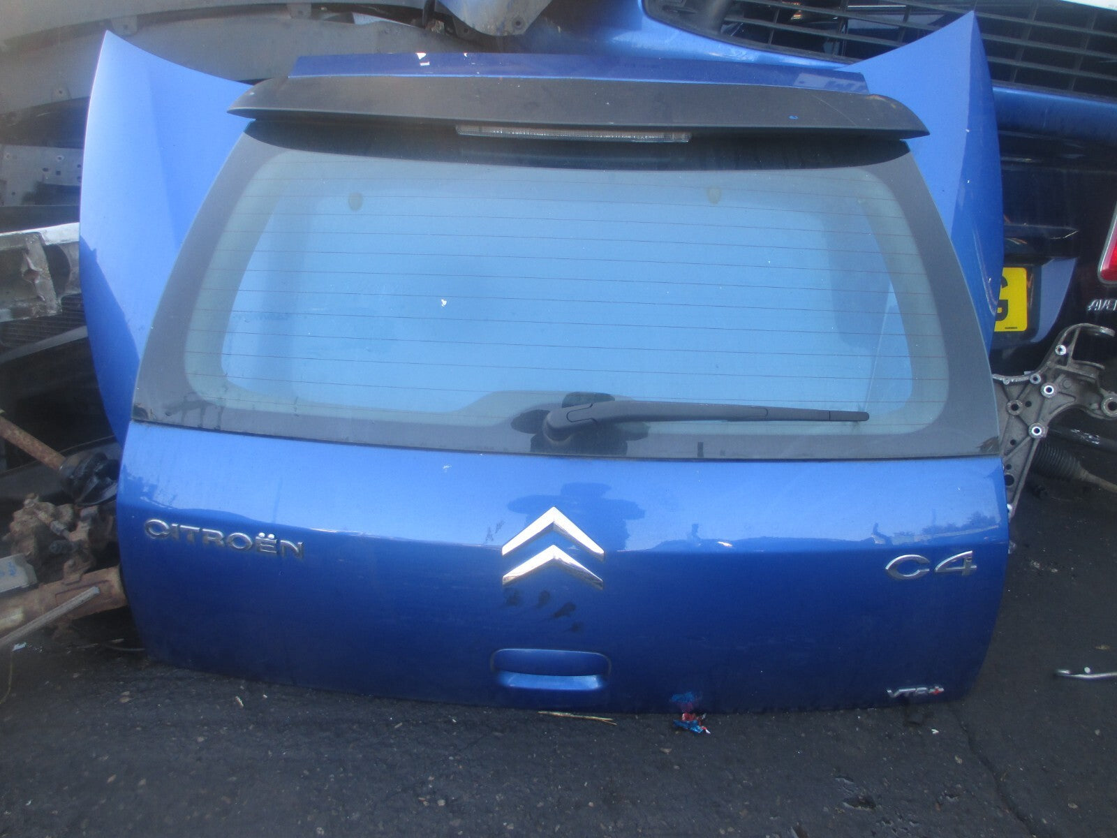 CITROEN C4 MK1 2009 REAR COMPLETE TAILGATE BOOTLID BLUE