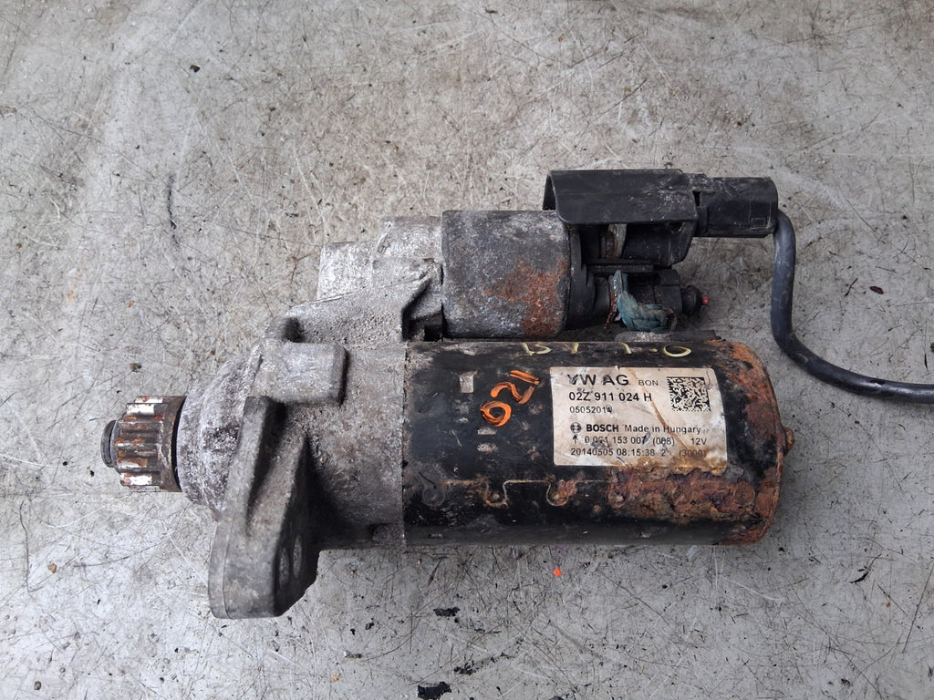 2014 VW VOLKSWAGEN PASSAT B7 1.6 DIESEL STARTER MOTOR 02Z911024H