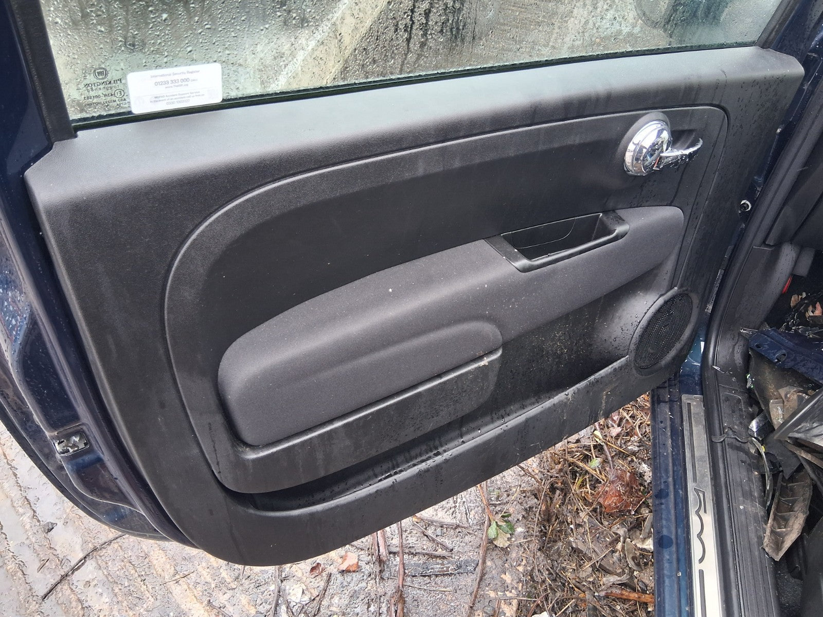 2023 FIAT 500 MHEV NSF PASSENGER SIDE FRONT LEFT DOOR CARD PANEL