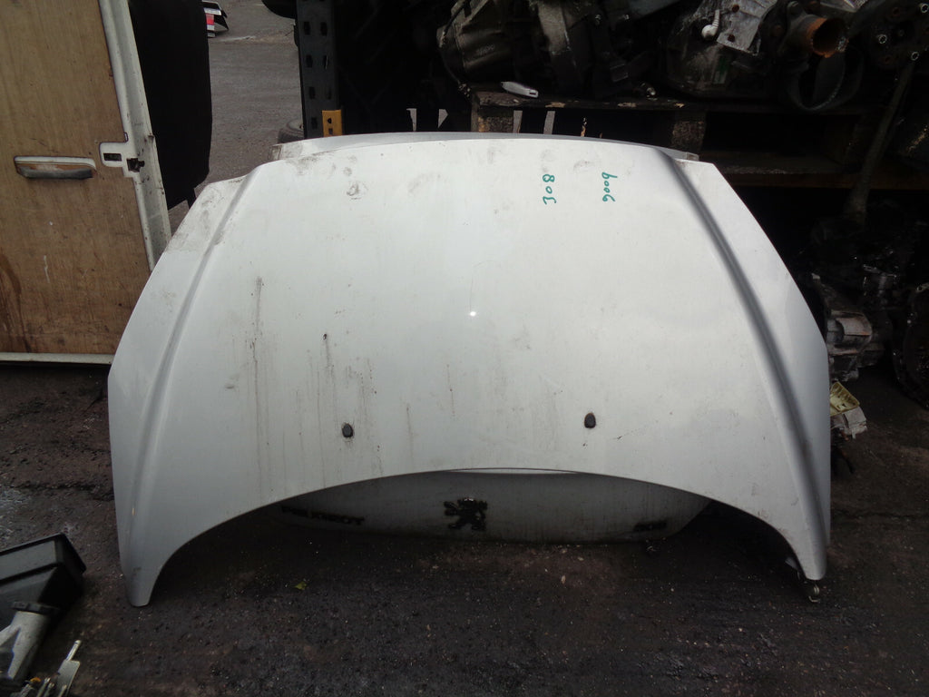PEUGEOT 308 2008 FRONT COMPLETE BONNET HOOD SILVER