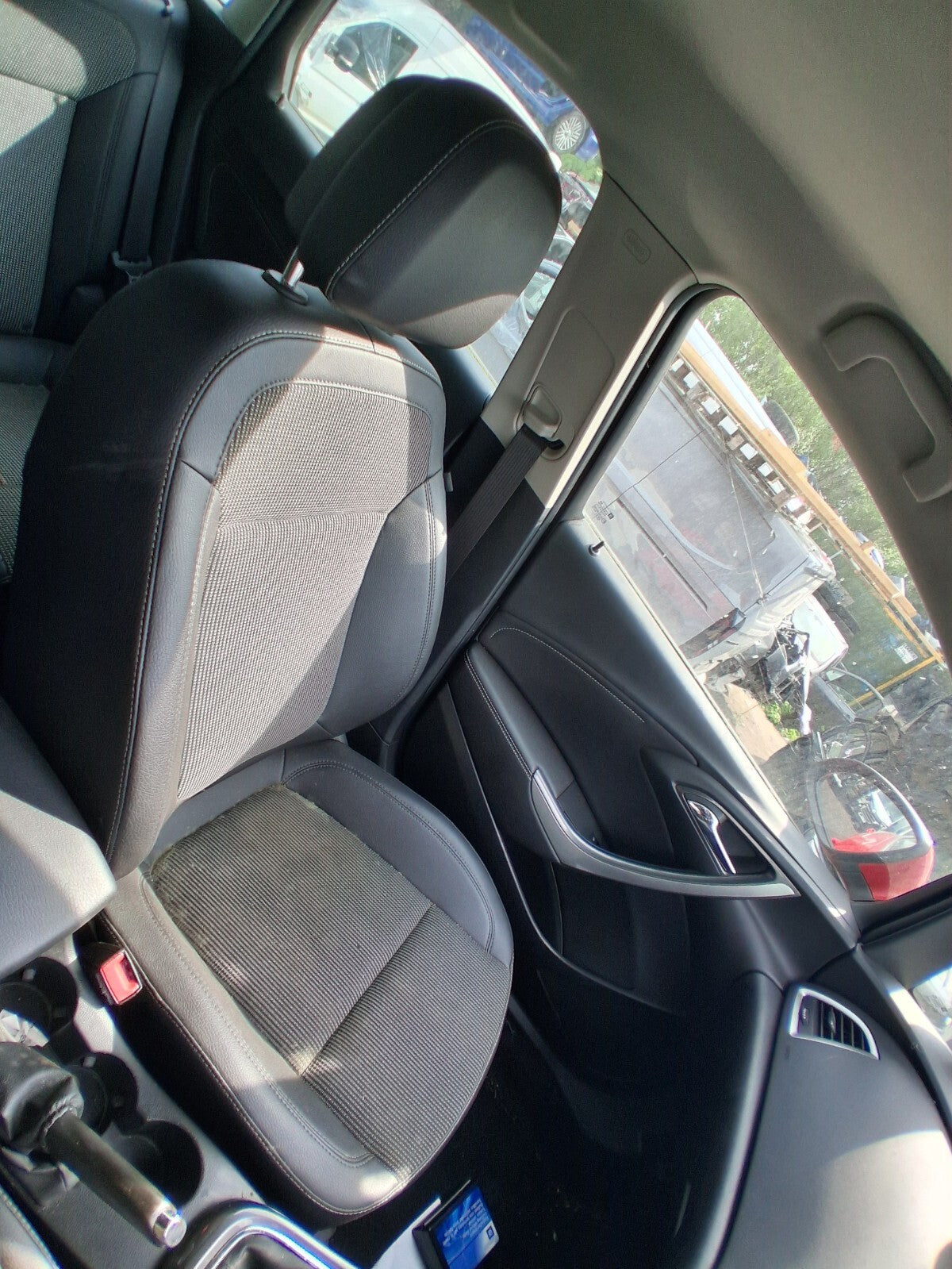 2015 VAUXHALL ASTRA J NSF PASSENGER SIDE FRONT COMPLETE SEAT HALF LEATHER