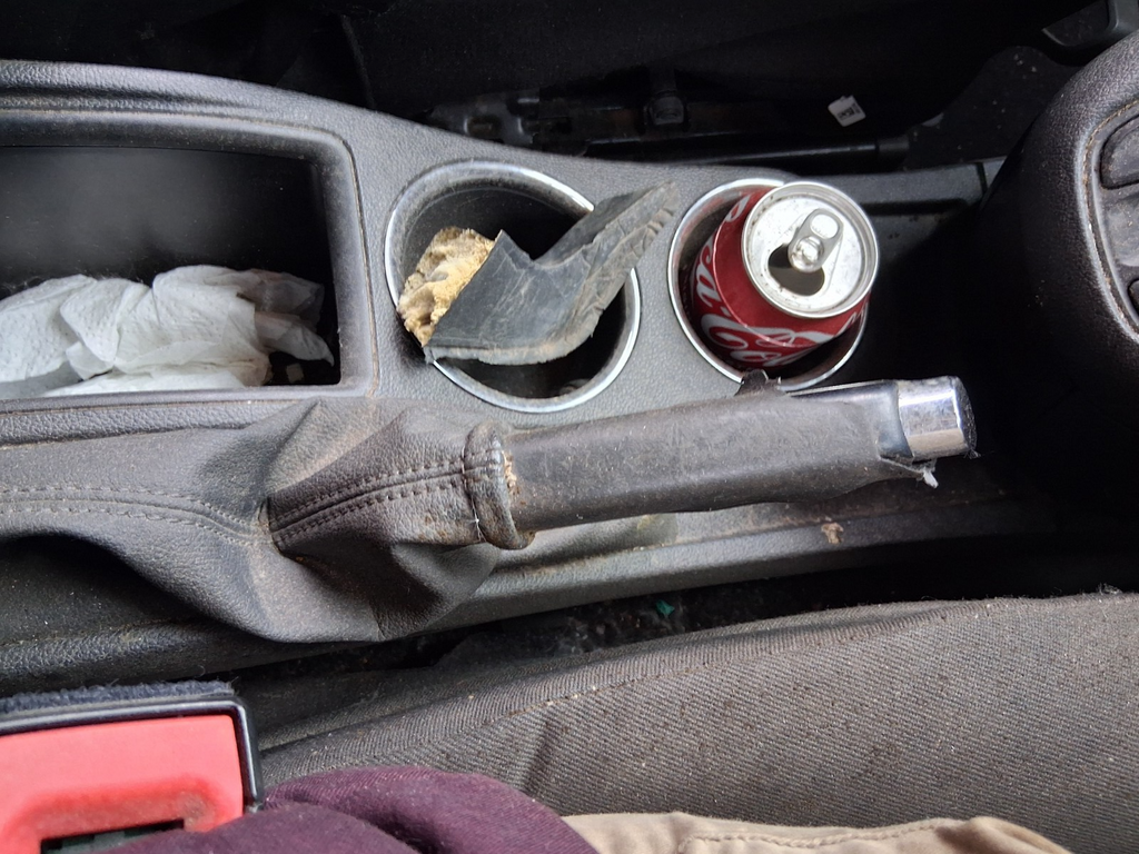 2014 VAUXHALL ZAFIRA TOURER C MK3 MANUAL HANDBRAKE PARKING BRAKE LEVER MECHANISM