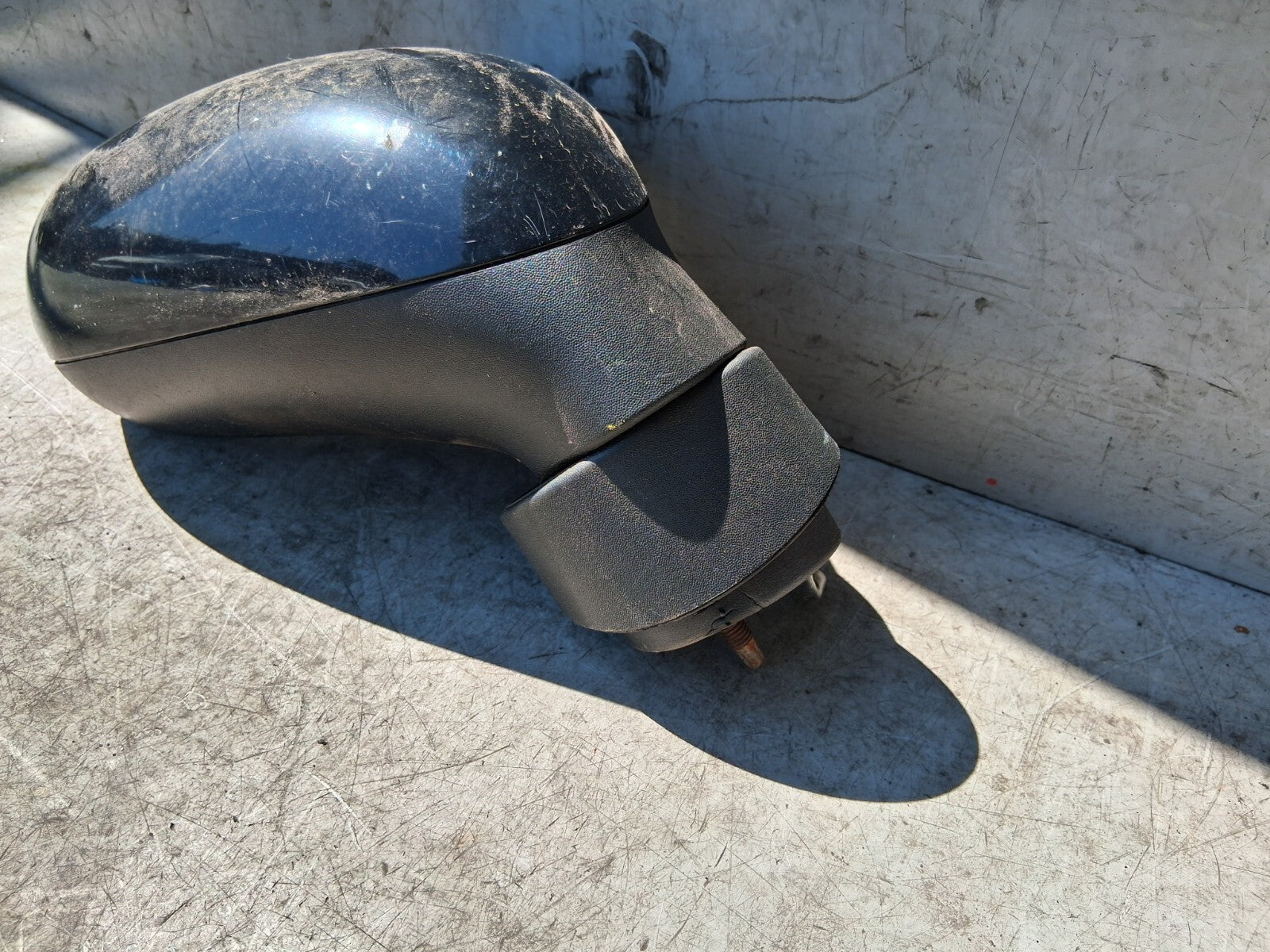 2009 SEAT LEON MK2 NSF PASSENGER SIDE WING MIRROR POWER FOLDING BLACK