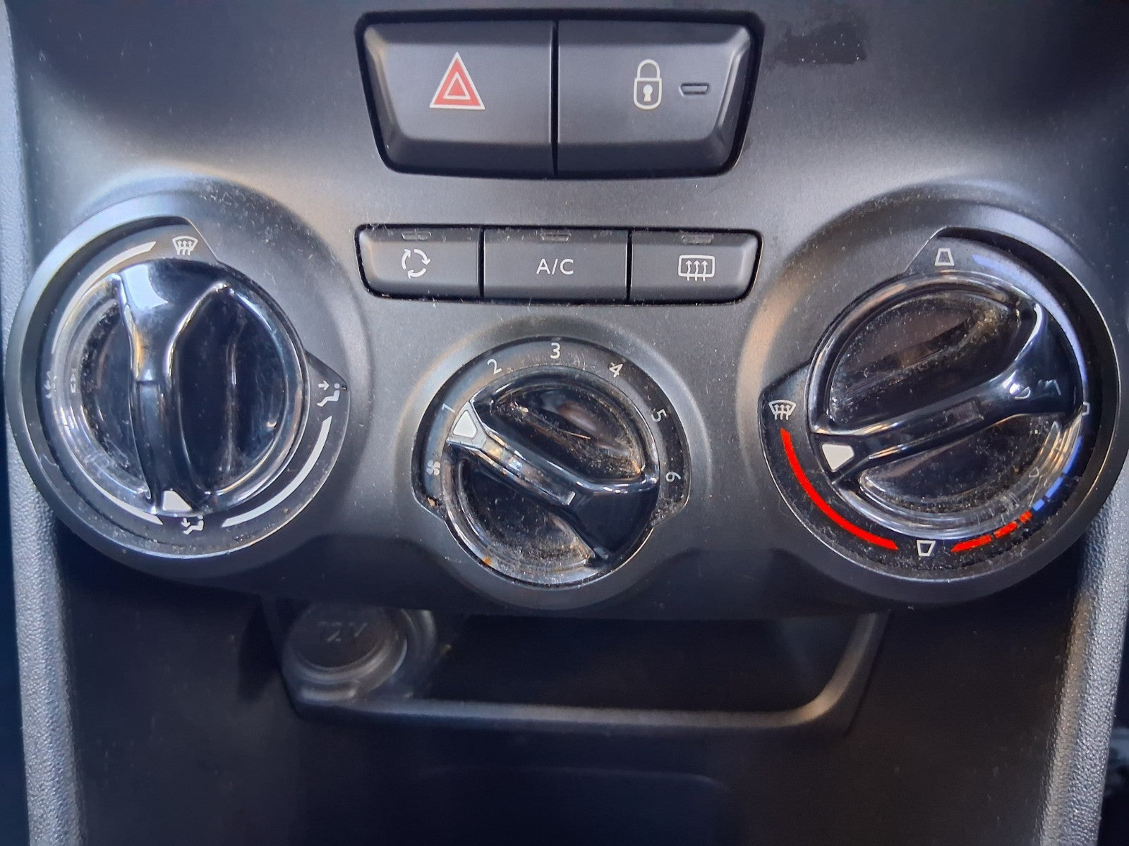 2014 PEUGEOT 208 AC HEATER CLIMATE CONTROL SWITCH PANEL
