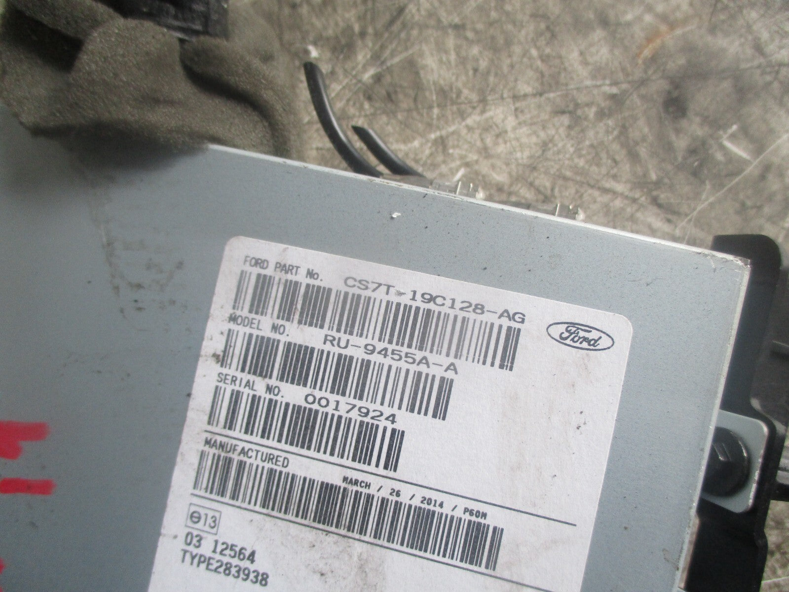 FORD MONDEO MK4 2014 SAT NAV CONTROL MODULE ECU CS7T19C128AG
