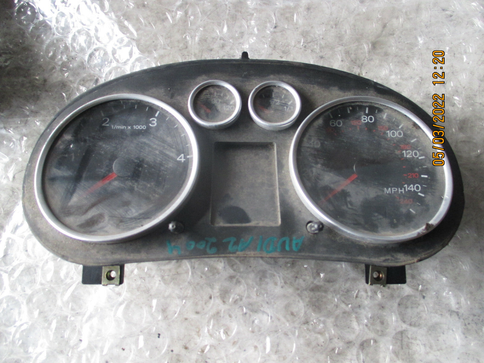 AUDI A2 2004 SPEEDOMETER INSTRUMENT CLUSTER 81117994