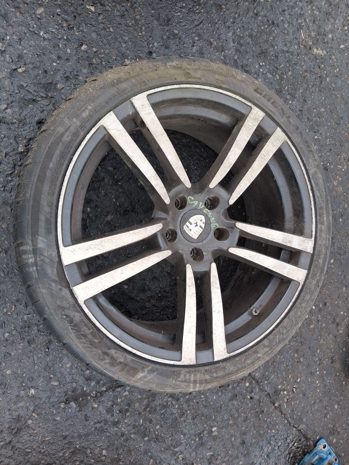 2005 PORSCHE CAYENNE MK1 22 INCH ALLOY WHEEL WITH TYRE 285/35ZR22