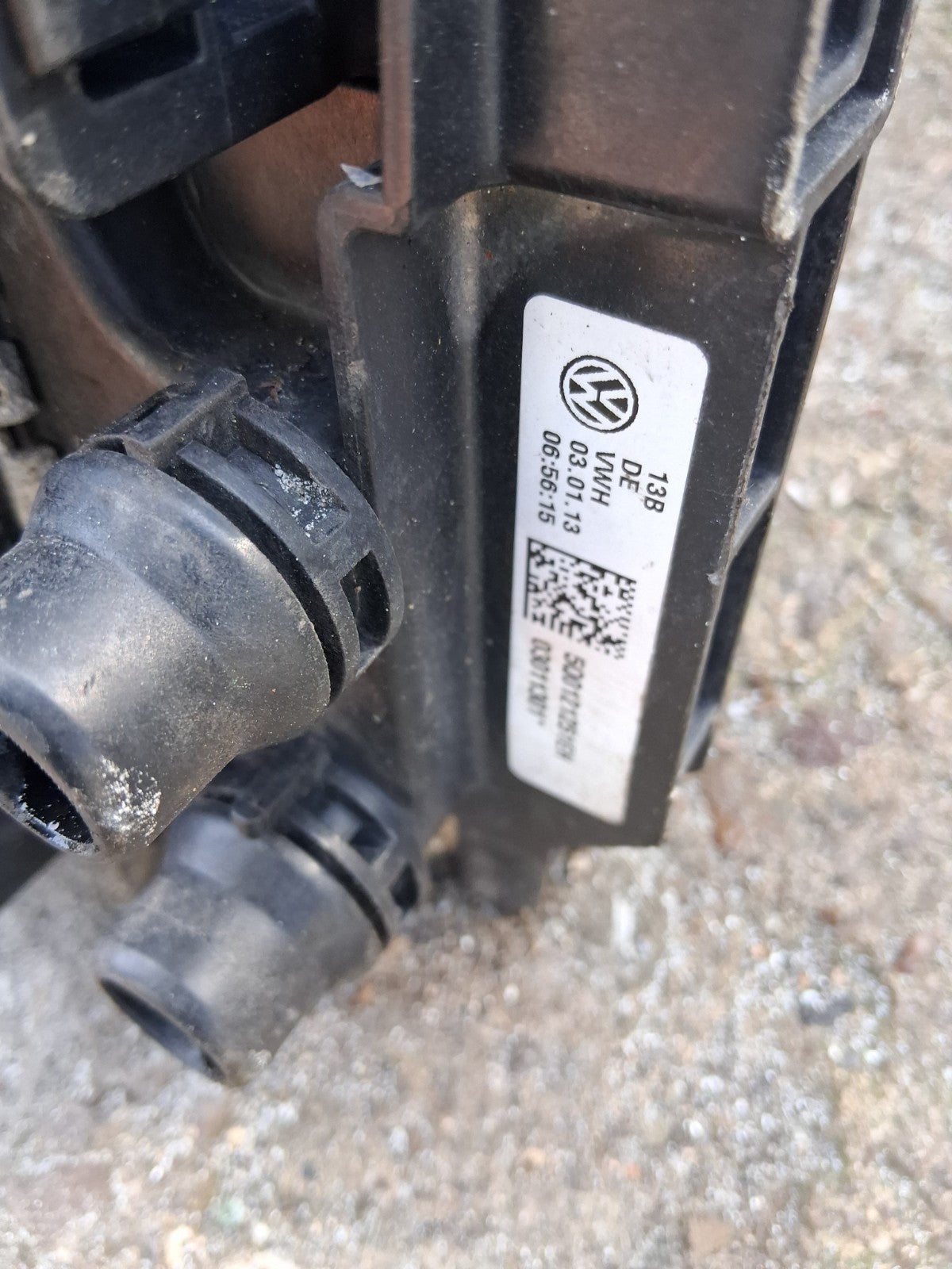 2013 VW VOLKSWAGEN GOLF MK7 1.6 DIESEL RADIATOR RAD PACK 5Q0121251EC