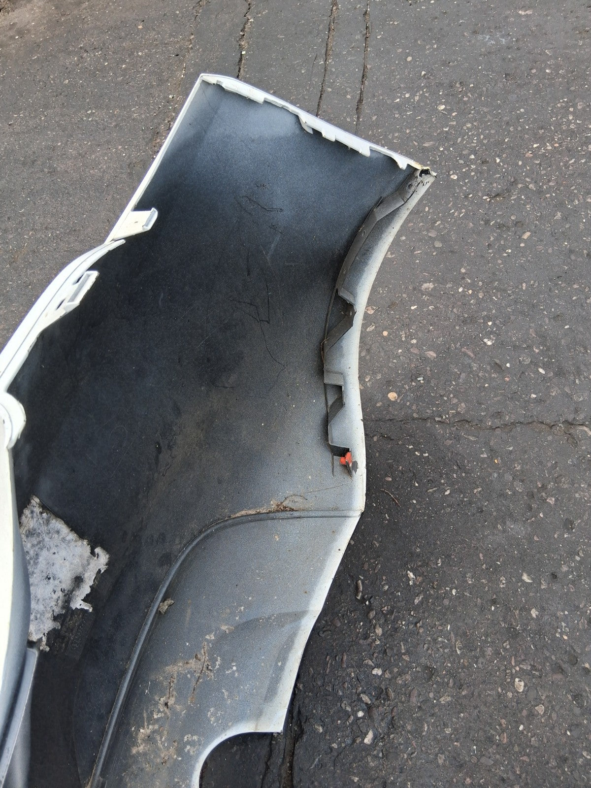 VAUXHALL CORSA E 2017 3 DOOR REAR COMPLETE BUMPER WHITE