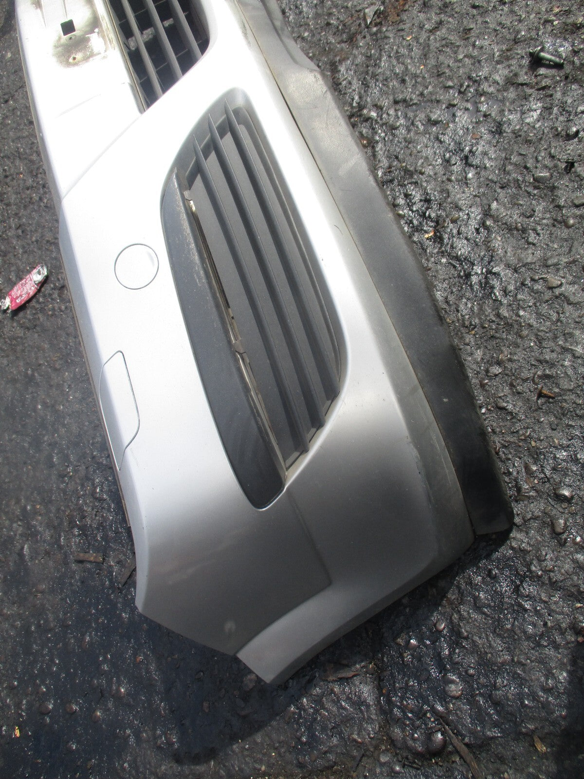 VAUXHALL ASTRA H 2008 5 DOOR FRONT BUMPER FOG LIGHT GRILLS SILVER